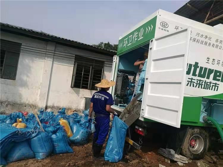 革吉工业污泥压干处理